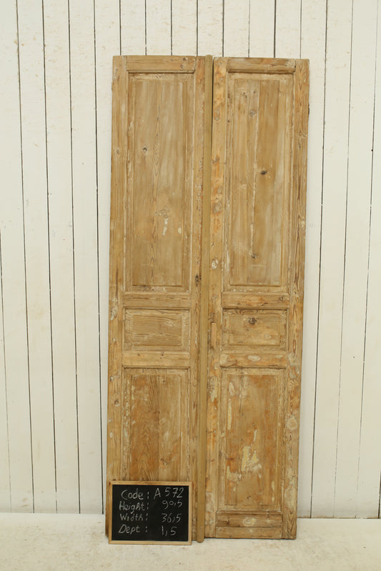 VINTAGE DBL FRENCH DOOR A572