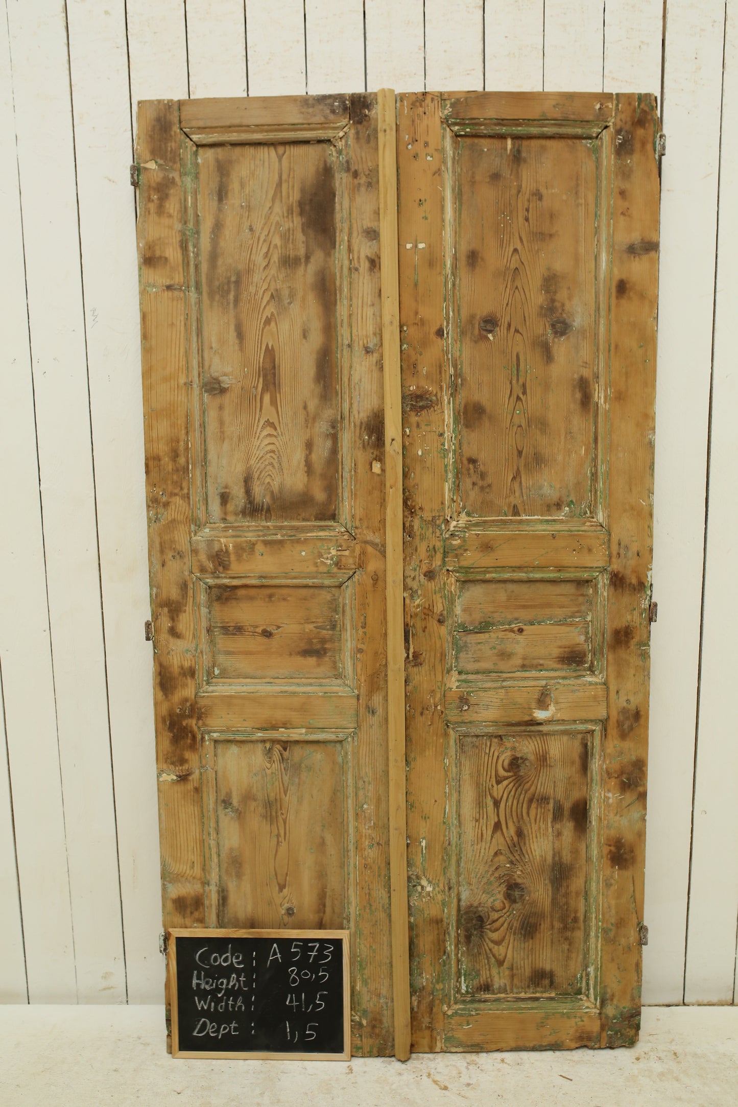 VINTAGE DBL FRENCH DOOR A573