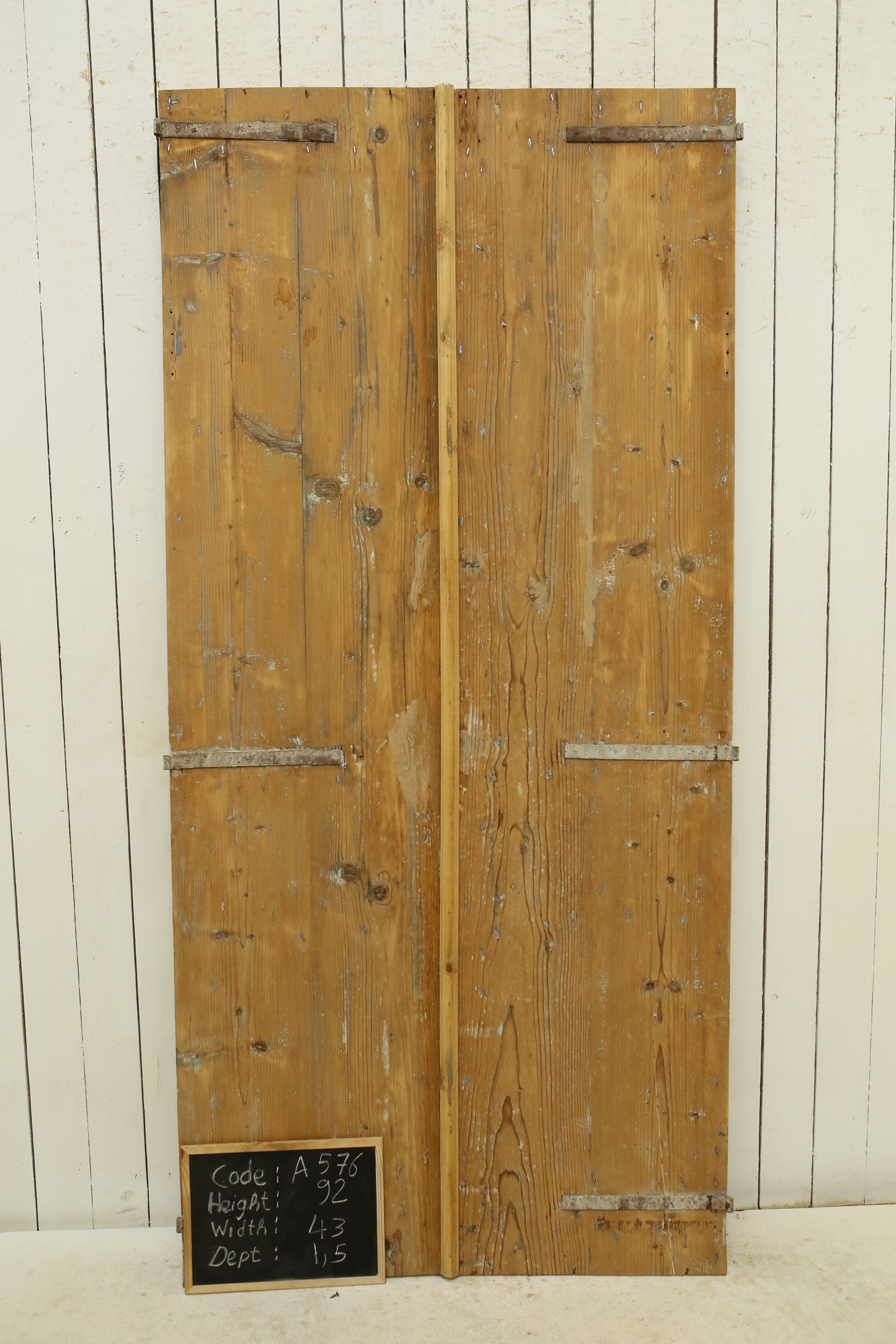 VINTAGE DBL FRENCH DOOR A576