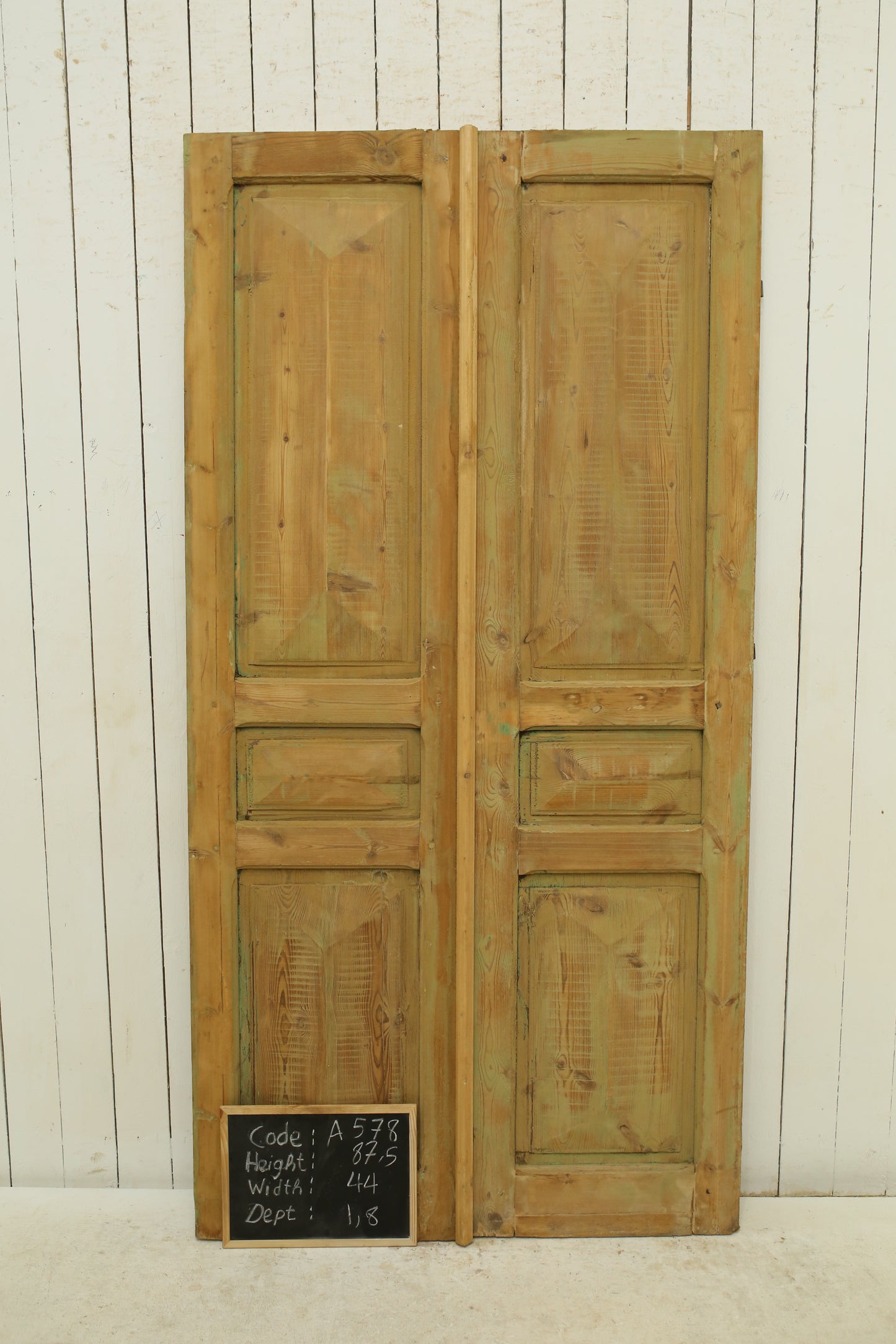 VINTAGE DBL FRENCH DOOR A578