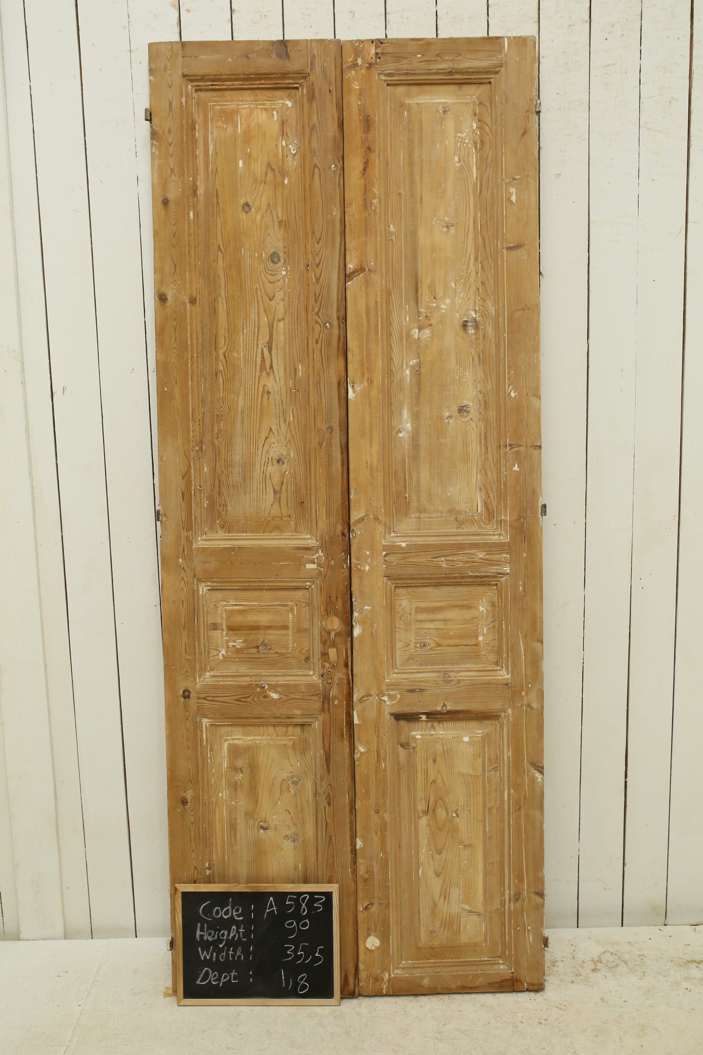 VINTAGE DBL FRENCH DOOR A583