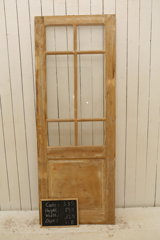 VINTAGE SINGLE GLASS DOOR A35