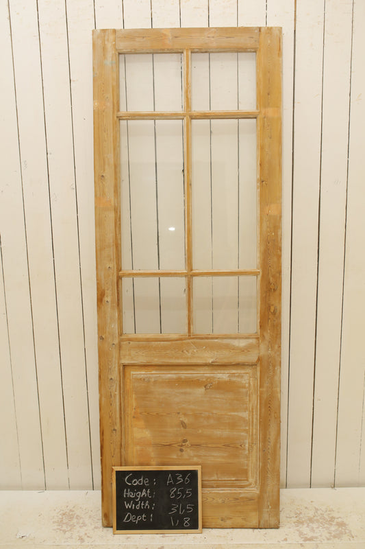 VINTAGE SINGLE GLASS DOOR A36