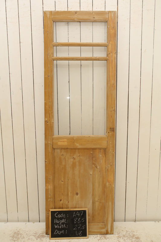 VINTAGE SINGLE GLASS DOOR A47