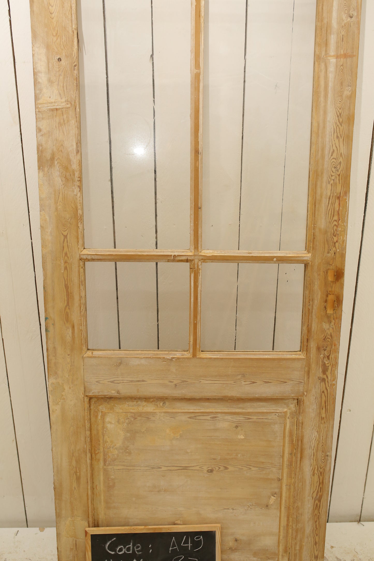 VINTAGE SINGLE GLASS DOOR A49