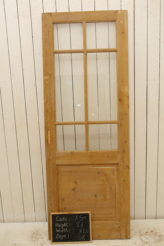 VINTAGE SINGLE GLASS DOOR A50