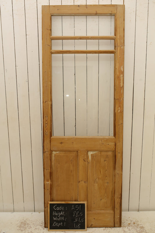 VINTAGE SINGLE GLASS DOOR A51