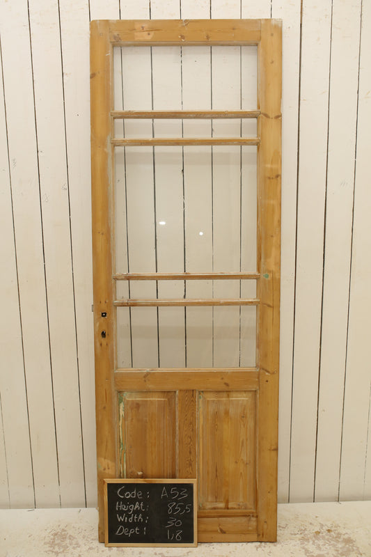 VINTAGE SINGLE GLASS DOOR A53