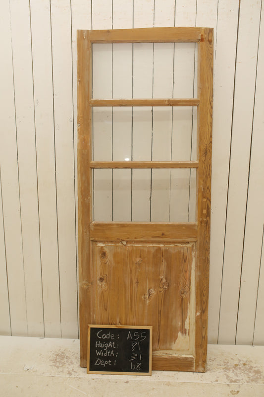 VINTAGE SINGLE GLASS DOOR A55