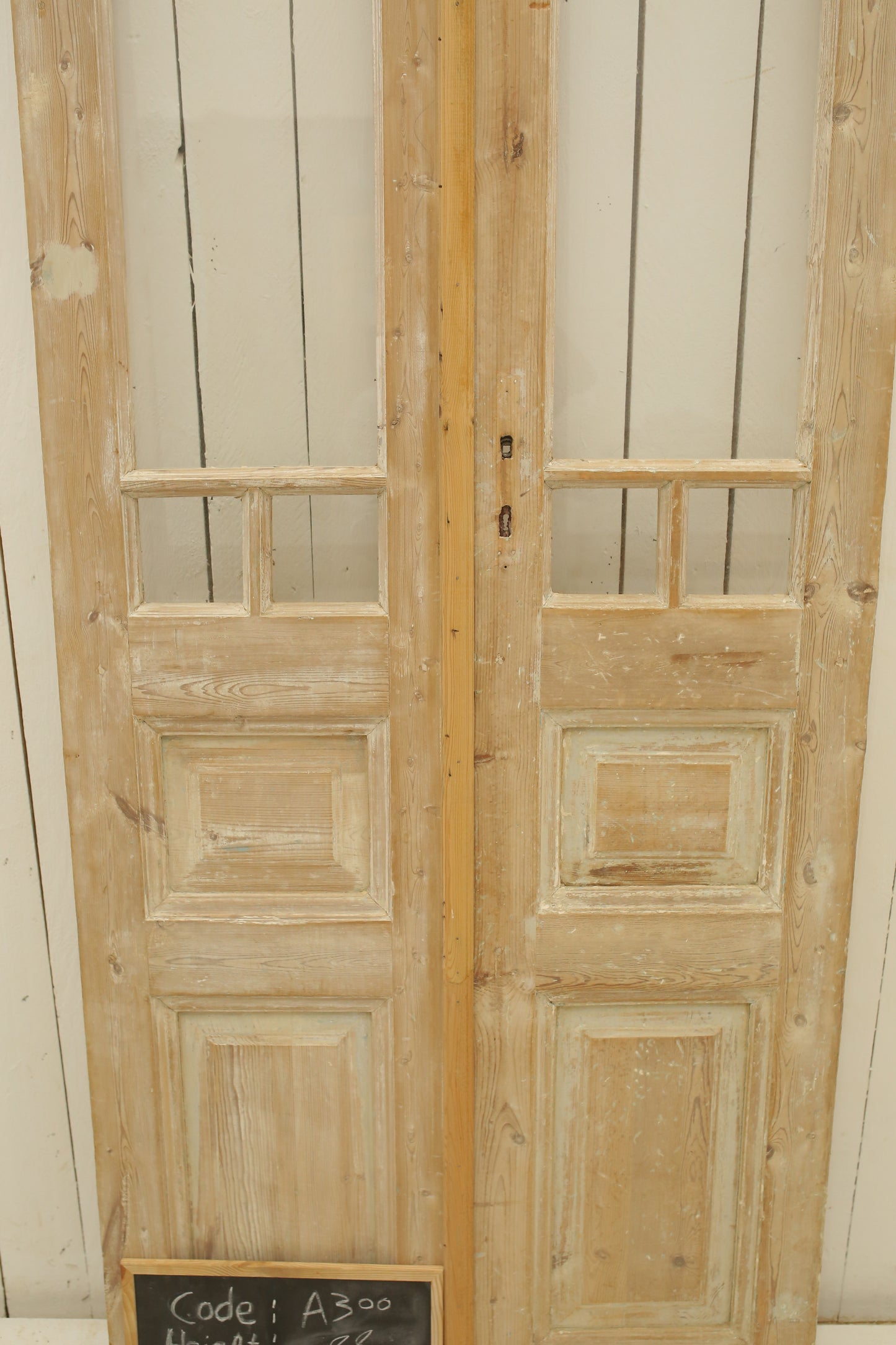 VINTAGE DBL FRENCH GLASS DOOR A300