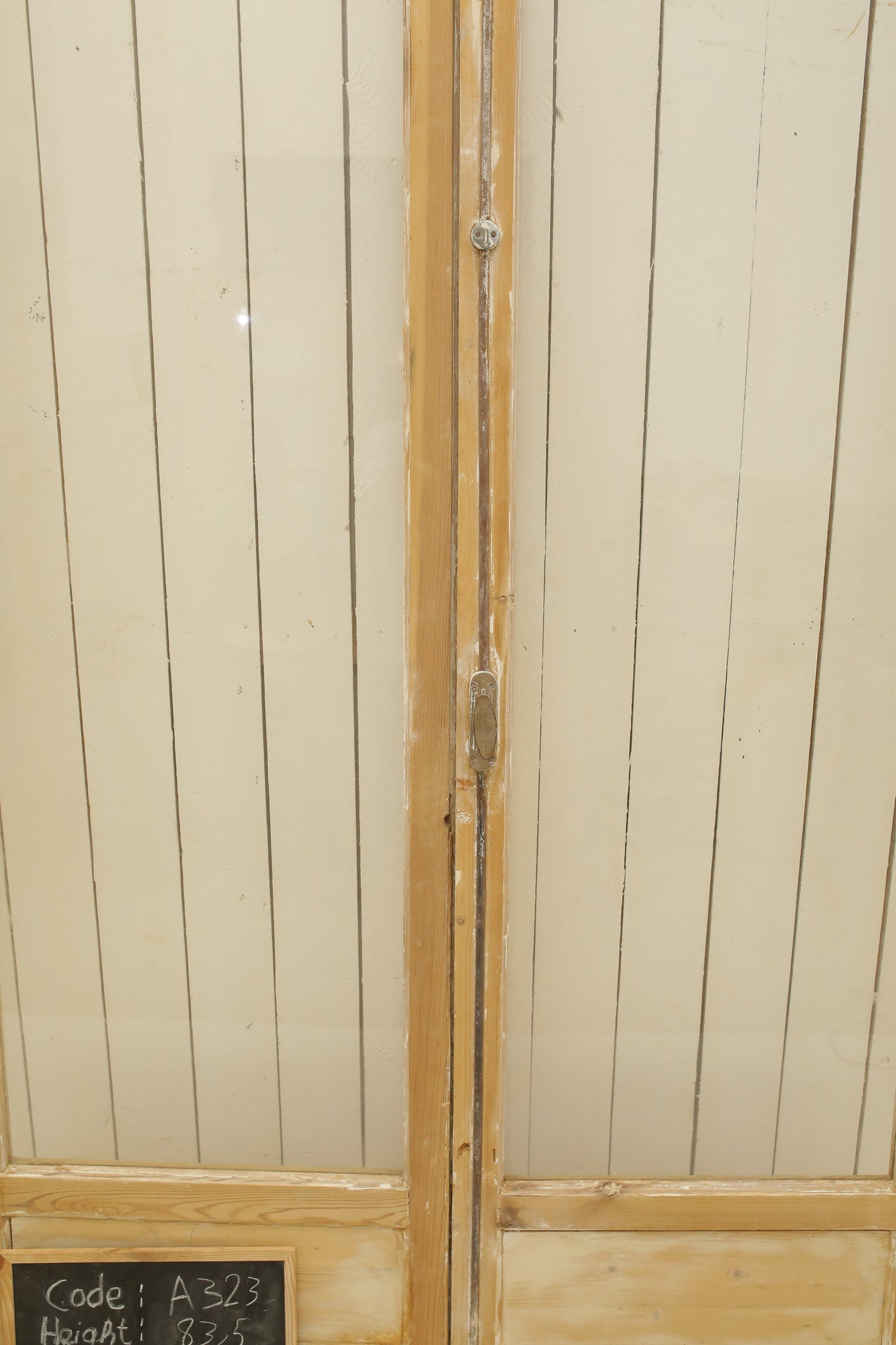 VINTAGE DBL FRENCH GLASS DOOR A323