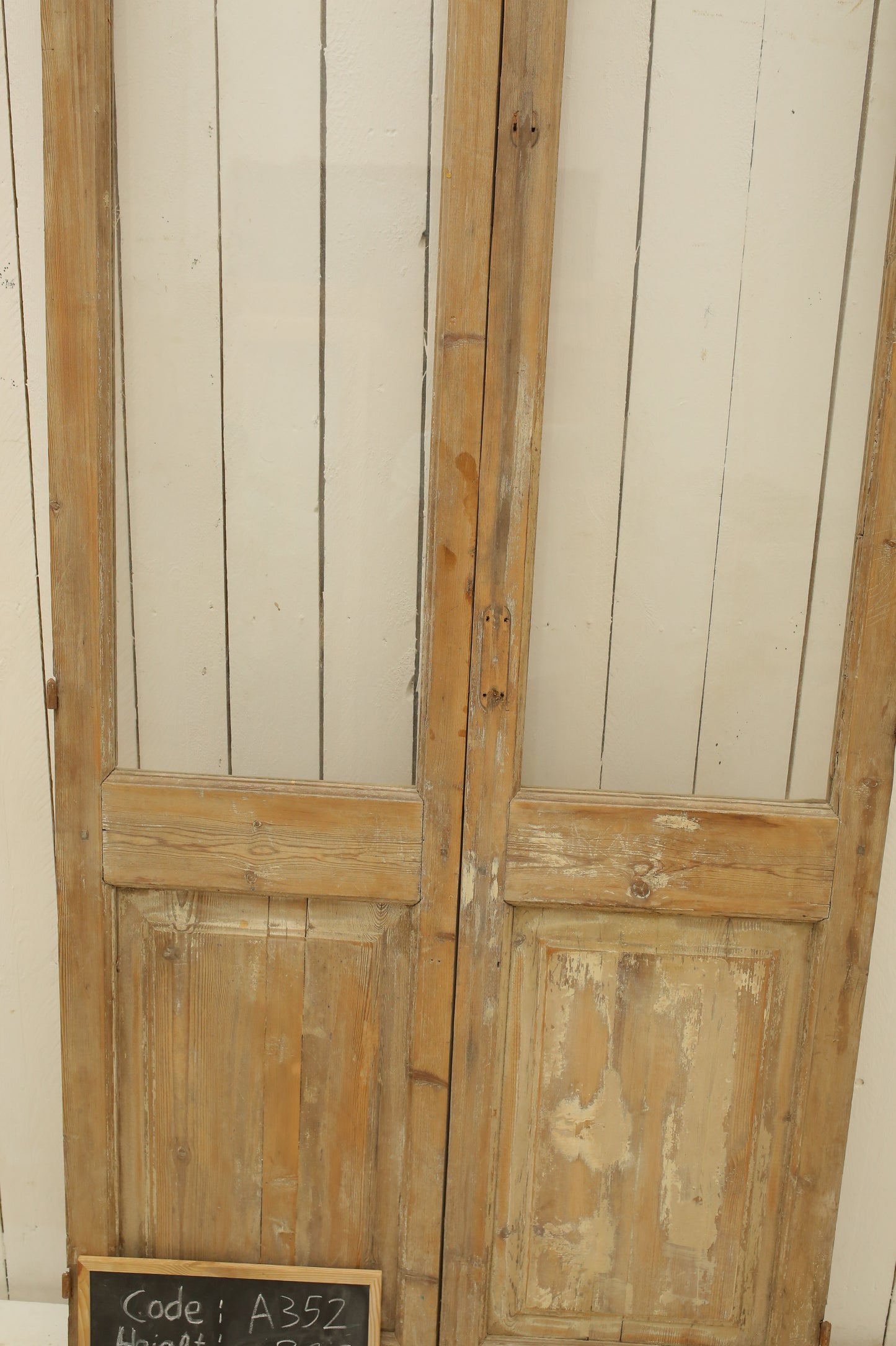 VINTAGE DBL FRENCH GLASS DOOR A352