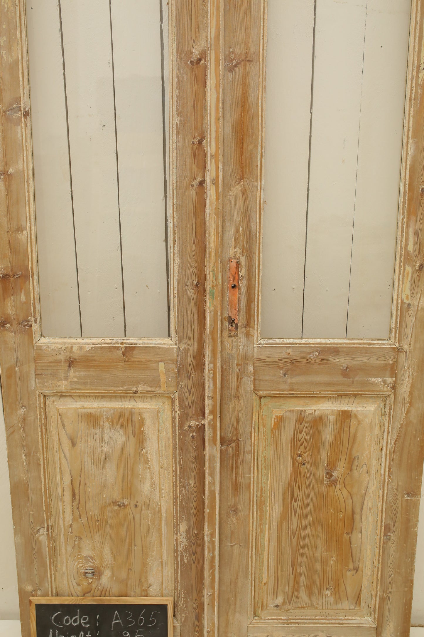 VINTAGE DBL FRENCH GLASS DOOR A365